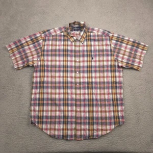 Camisa Ralph Lauren Blake Para Hombre L Multicolor A Cuadros Manga Corta Algodón Abotonada - Imagen 1 de 10