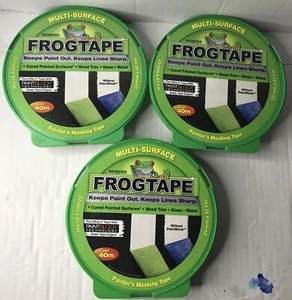 Juego de 3 unidades FrogTape Multi-Superficie Pintores Cintas Enmascaradoras - Verde - 24 mm x 41,1 m - Imagen 1 de 5
