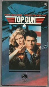 Top Gun l movie VHS Tom Cruise Rare Vintage Video Tape 1987 preowned - Foto 1 di 6