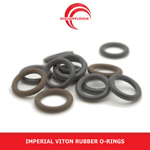 Imperial Viton Rubber O Rings 2.62mm Cross Section BS103-BS171 (2.06-20.87mmID)