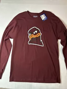 Champion Authentic Virginia Tech Hokies Long Sleeve Shirt Size Medium NWT Tags - Picture 1 of 8