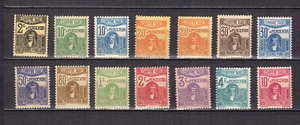 Tunisie R.F. 1923-50 Déesse carthaginoise 14 timbres-taxe neufs MNH / TE5425 - Imagen 1 de 1