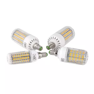 LED Corn Bulb Light Lamp E27 E14 E12 B22 Incandescent 20W - 160W 110V 220V Bulbs - Picture 1 of 27