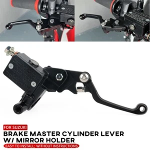7/8" Brake Master Cylinder Lever W/ Mirror Holder For SUZUKI DRZ 400S/E/SM RM85L - Picture 1 of 24