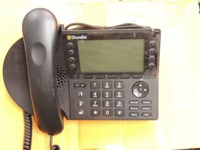 Shoretel IP480 Gigabit 8-Line Business Office IP Phone - Image 1 of 3