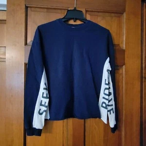 Damen-Sweatshirt Large Vero Moda Rundhalsausschnitt Ride A New Wave Seek Adventure  - Bild 1 von 5