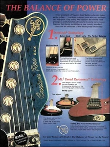 Valley Arts Custom Pro USA Guitar 1995 advertisement 8x11 ad print - Picture 1 of 3