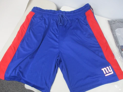 NEW NFL FANATICS NEW YORK GIANTS "BREAK IT LOOSE" SHORTS SIZE XL ~ NEVER WORN Cover