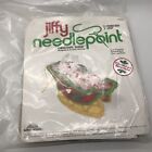 Jiffy Needlepoint 3 D Ornament Kit Christmas Sleigh #5040 Canvas Yarn