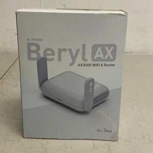 GL.iNet GL-MT3000 (Beryl AX) Pocket-Sized Wi-Fi 6 Wireless Travel Gigabit Router - Picture 1 of 18