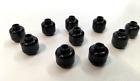 10x LEGO® Minifigur Köpfe blank / alte Ausführung / schwarz / black 3626b NEU