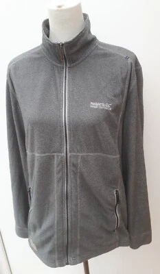 Chaqueta de Micro Vellón con Cremallera Completa Gris Regatta Para Hombres Talla M Exterior Caminar Trek Caminata Foto 1 de 4
