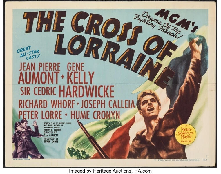 The Cross Of Lorraine Starring Gene Kelly, Peter Lore, Jean-Pierre Aumont - Image 1 of 1