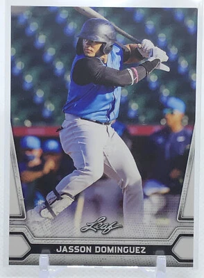 💥JASSON DOMINGUEZ ROOKIE 2021💥LEAF MULTI-SPORT PROSPECT RC💥NEW YORK YANKEES🔥 - Image 1 of 2
