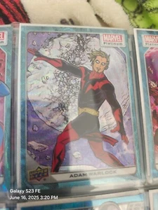 Tarjeta coleccionable Marvel Platinum Blue Surge Adam Warlock - Imagen 1 de 1