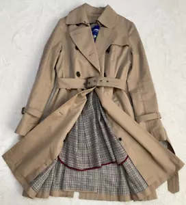 Burberry Blue Label Damen Trenchcoat mit Innenfutter Beige Baumwolle Asian Fit 38 (XS) - Bild 1 von 21
