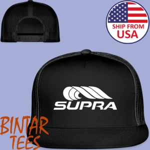 Supra Boats Black Trucker Hat Cap Adult Size - Imagen 1 de 2