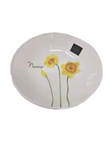 Ceramiche Italia SERVING BOWL Italy Narcisa Flower New - Picture 1 of 7