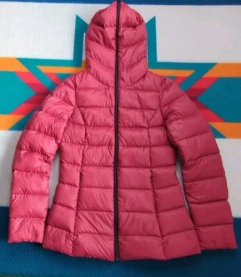 Chaqueta acolchada con capucha de plumón de ganso Soia & Kyo cremallera completa aislada S & K para mujer XS Foto 1 de 4