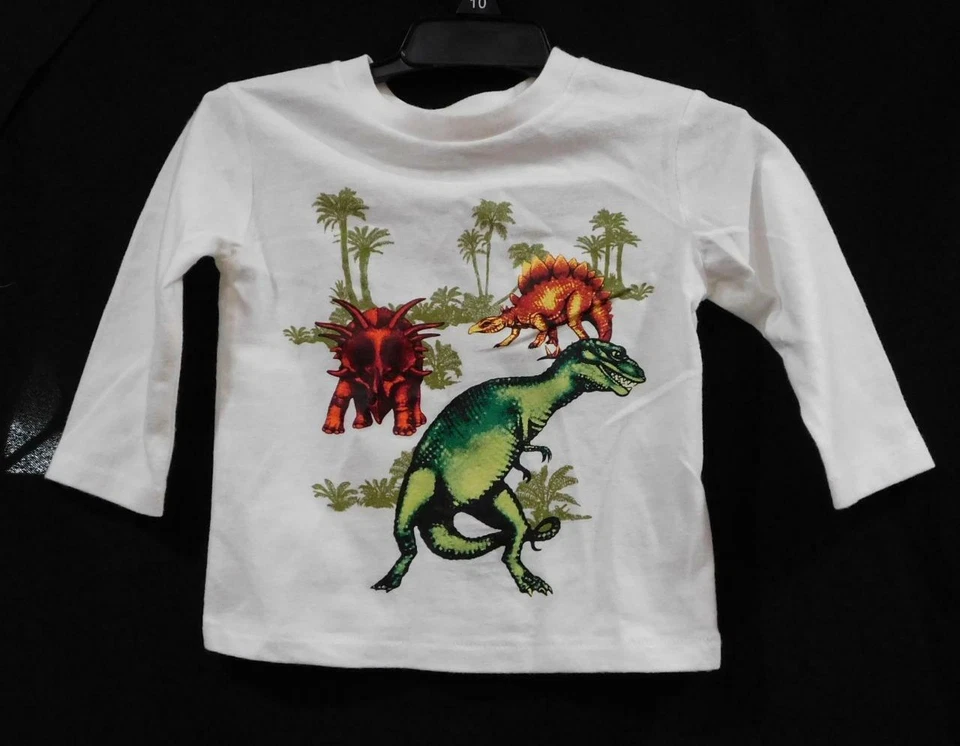 全新带标签 - 婴儿男孩 L/S 恐龙图形 T 恤来自 Gap - 尺寸 - 6 - 12 个月 — 第 1/1 张图片