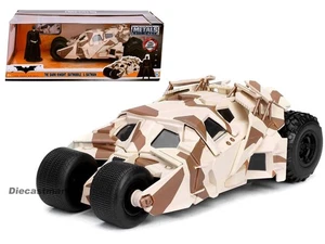 Jada 1:24 Diecast Batman Batmobile Dark Knight Camouflage 98543 with Figure - Picture 1 of 4