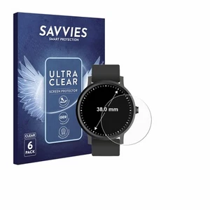 6x Folie für Kreisrunde Displays (ø: 38 mm) Schutzfolie Displayschutz Display - Photo 1/11