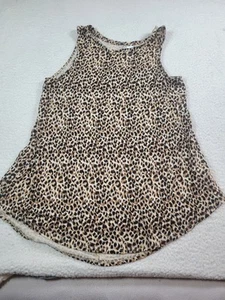 Canotta donna Old Navy stampa leopardata media elasticizzata luxe - Foto 1 di 8