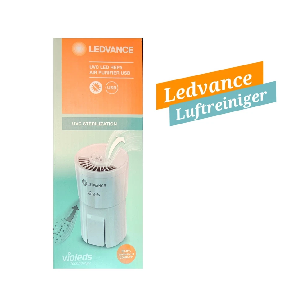 LEDVANCE UVC-Luftreiniger HEPA Filter Desinfektion gegen Viren und Bakterien NEU