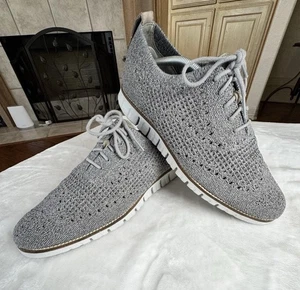 Cole Haan Herrenschuhe Größe 10,5 Grau ZeroGrand Schnürschuhe Komfort Freizeit 032157 - Bild 1 von 11