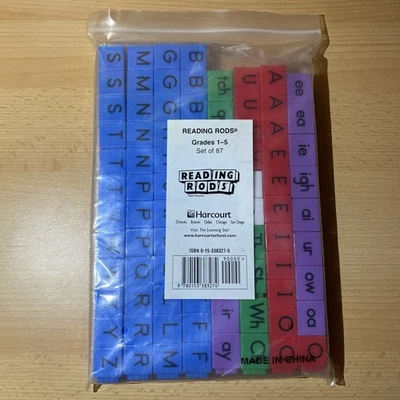 Reading Rods Harcourt School Grades 1-5 Learning Tool Pack Of 87 - Image 1 of 2
