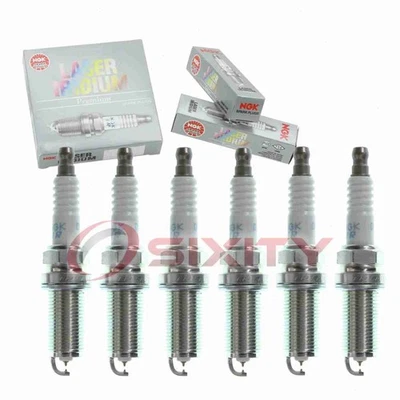 6 pc NGK Laser Iridium Spark Plugs for 2015-2016 Volvo V60 3.0L L6 Ignition ty - Image 1 of 4