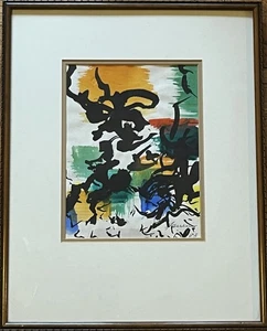 Postwar Abstract - Signed & Dated 63 - Appel , Atlan , Jorn Style - Research Req - Picture 1 of 12