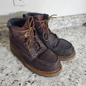 Botas de trabajo Irish Setter para hombre talla 9,5 Ashby 83606 cuero marrón punta de seguridad  - Imagen 1 de 9