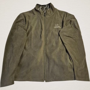 Chaqueta Suéter Ducks Unlimited Para Hombre Grande Polar Cremallera Completa Verde Poliéster  - Imagen 1 de 8