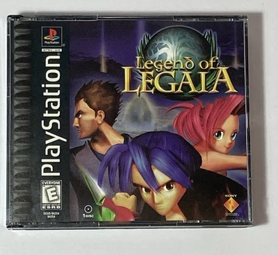 Legend of Legaia (Sony PlayStation 1, 1999) PS1 Black Label CIB Xtra Insert VG - Image 1 of 4
