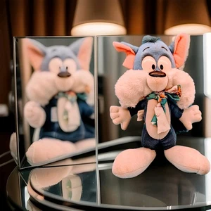 Vintage Playskool Warner Bros Tiny Toon Adventures Furrball 11 Zoll Plüschfigur Katze - Bild 1 von 1