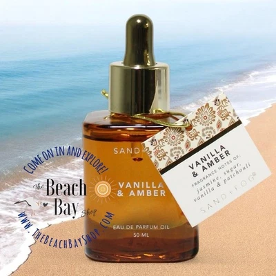SAND + FOG VAINILLA & ÁMBAR Aceite de Perfume Eau De Parfum Cuentagotas 1.7 oz / 50 ml NUEVO Foto 1 de 2