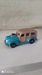HOT WHEELS Ford Woodie '40 Metallic Light Blue 1979 Vintage rara - Foto 1 di 7