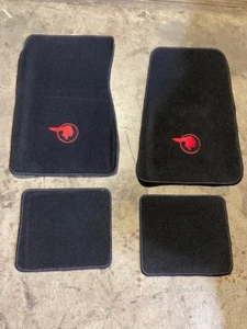 1957 Pontiac Bonneville Floor Mat 4pc Set ESSEX. 1001A Black. - Picture 1 of 1