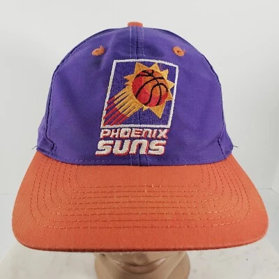 Sombrero Phoenix Suns Logo 7 Gorra Vintage Púrpura Naranja Snapback Ajustable Foto 1 de 4