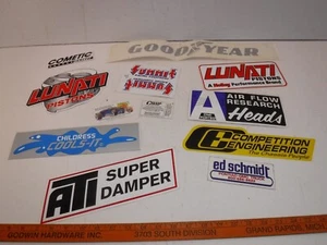 Vintage Fender decal lot of 12 vinyl auto decal stickers & cards - Picture 1 of 8