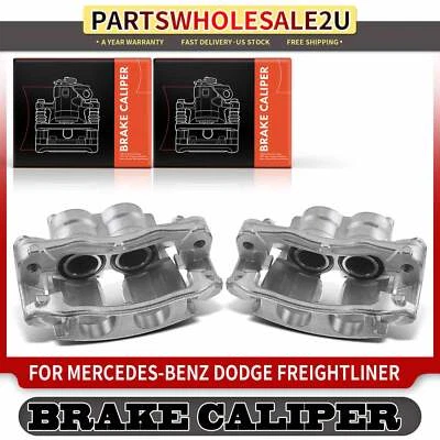 2x Rear Left & Right Brake Calipers for Dodge Sprinter 3500 Freightliner Benz - Image 1 of 4