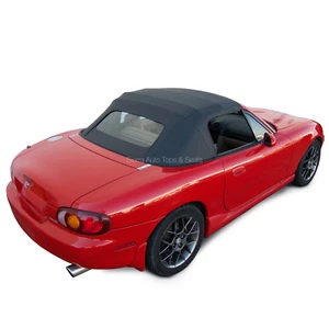 Miata Black Cabrio Vinyl Top, for 90-05, Non-Zippered Heated Glass Window - Picture 1 of 9
