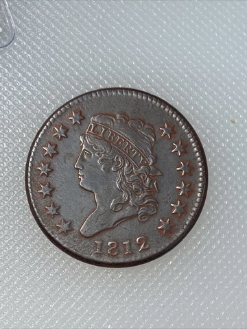 1812 classic head large cent high grade Large Date Cover