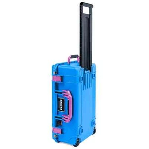 Electric Blue & Magenta Pelican 1535 Air case. No Foam / empty. With wheels. - Picture 1 of 4