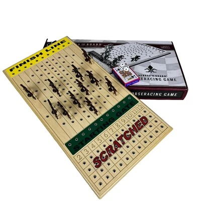 Across The Board Horseracing Game Maple Wood Gametop Authentic 2007 Complete - Image 1 of 4