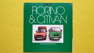 Fiat Fiorino & Citivan van brochure sales catalogue February 1981 MINT P - Picture 1 of 8