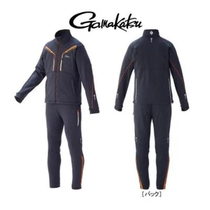 ** Gamakatsu orange label soft shell suit charcoal GM3528 - Picture 1 of 5