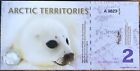 Billet 2 Polar Dollars - PHOQUE BLANC - 2010 - Arctic Territories - Arctique