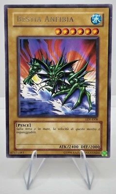 Yu-Gi-Oh! - Bestia Anfibia - Amphibian Beast - Labirinto Dell'Incubo - R LDI NM - Immagine 1 di 2